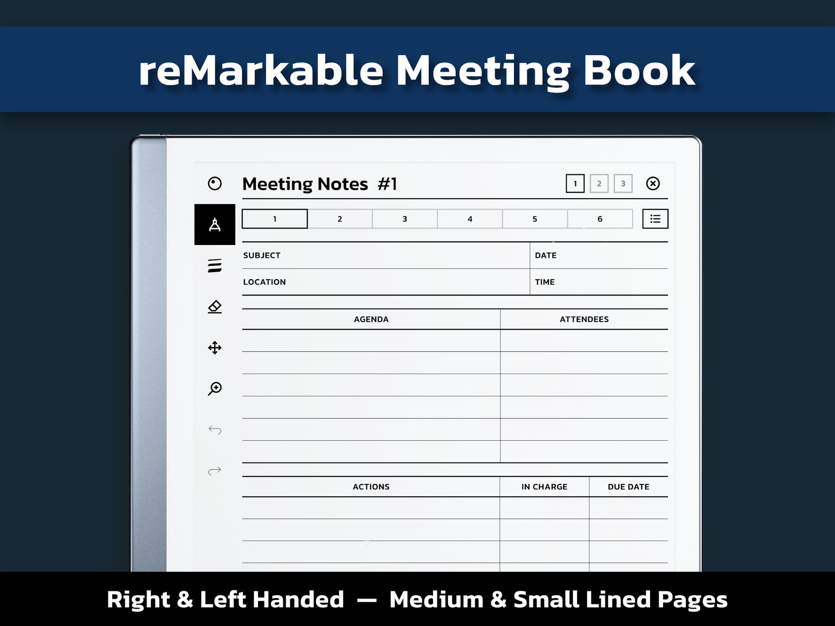 reMarkable Meeting Book